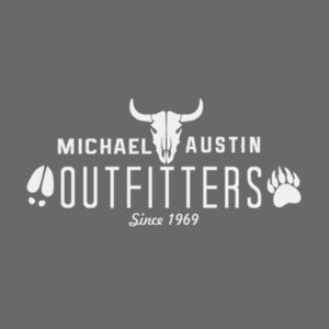 Michael Austin Outfitters - Short Sleeve T-shirt - Charcoal Heather Gray Design