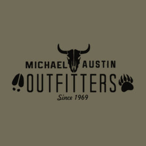 Michael Austin Outfitters - Short Sleeve T-shirt - Military Green Design