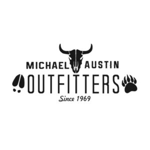 Michael Austin Outfitters - 3/4 Sleeve Baseball T-shirt - White/Black Design