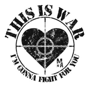 This Is War - Women's Short Sleeve T-shirt - White Design