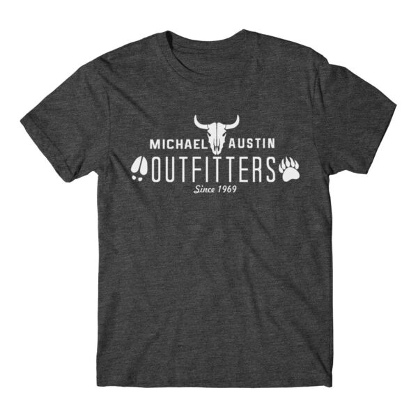 Michael Austin Outfitters - Short Sleeve T-shirt - Charcoal Heather Gray Thumbnail
