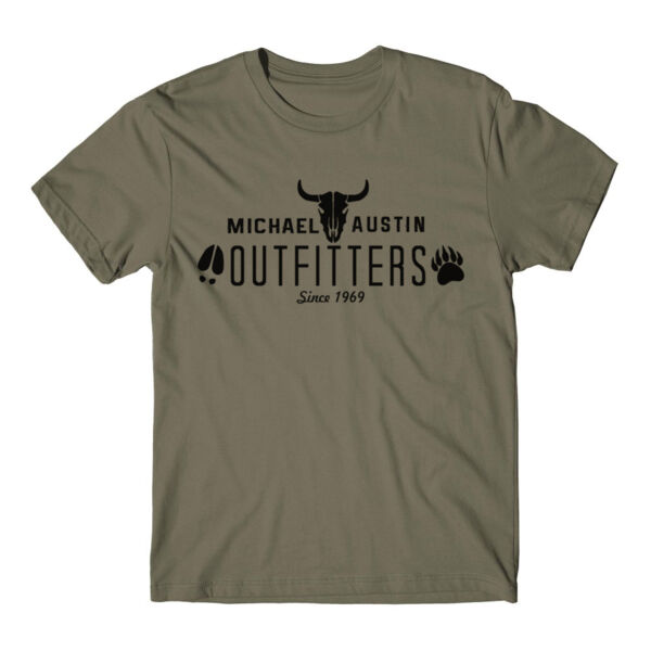 Michael Austin Outfitters - Short Sleeve T-shirt - Military Green Thumbnail