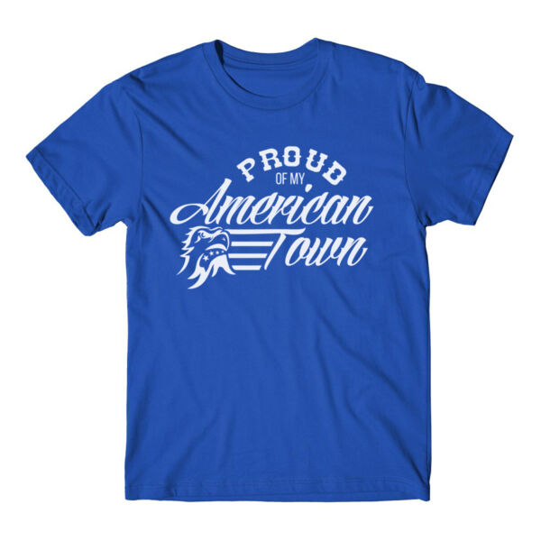 Proud of My American Town - Short Sleeve T-shirt - Royal Blue Thumbnail