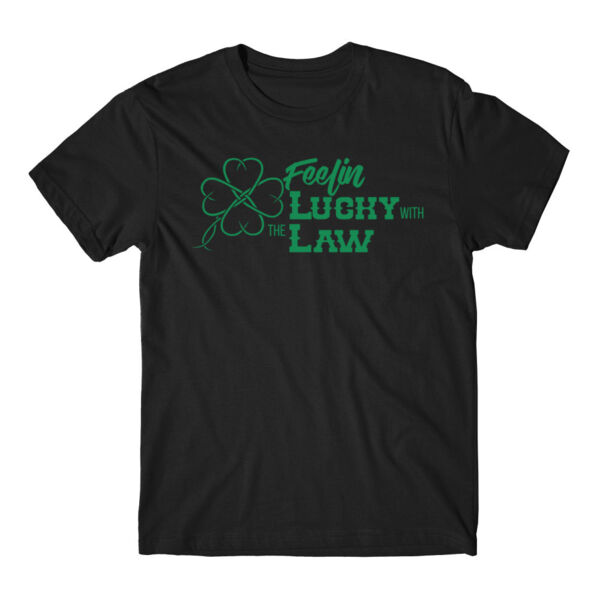 Feelin' Lucky - Short Sleeve T-shirt - Black Thumbnail