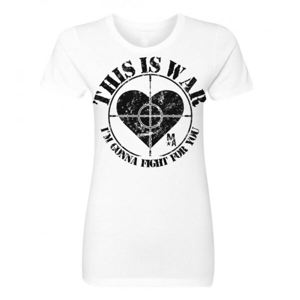This Is War - Women's Short Sleeve T-shirt - White Thumbnail
