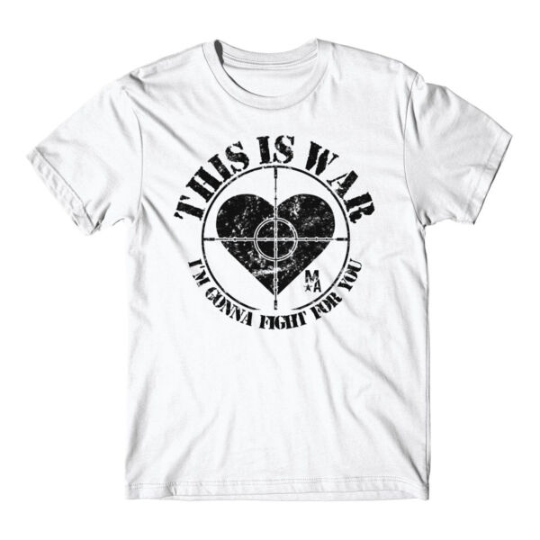 This Is War - Short Sleeve T-shirt - White Thumbnail
