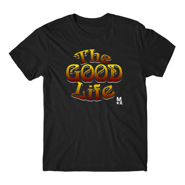 The Good Life - Short Sleeve T-shirt - Black Thumbnail