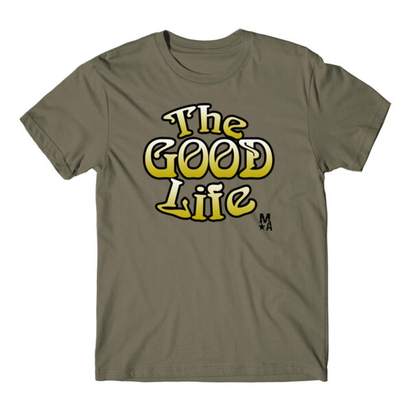 The Good Life - Short Sleeve T-shirt - Military Green Thumbnail