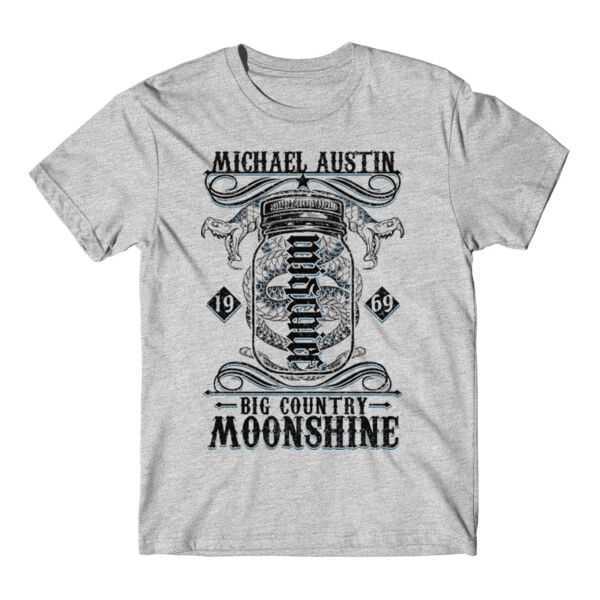 Big Country Moonshine - Short Sleeve T-shirt - Light Gray Heather Thumbnail