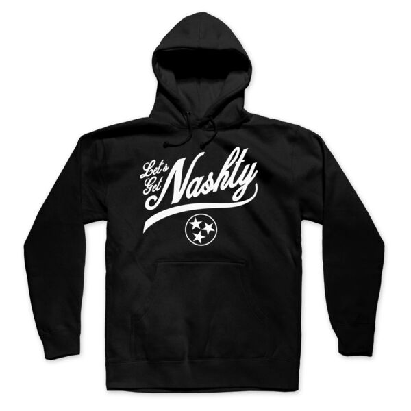 LET'S GET NASHTY - PREMIUM MEN'S PULLOVER HOODIE - BLACK Thumbnail