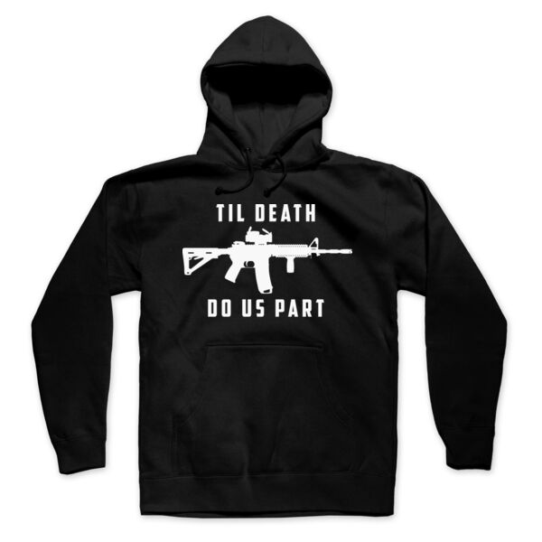 UNTIL DEATH DO US PART - PREMIUM MEN'S PULLOVER HOODIE - BLACK - 1FE7AV Thumbnail